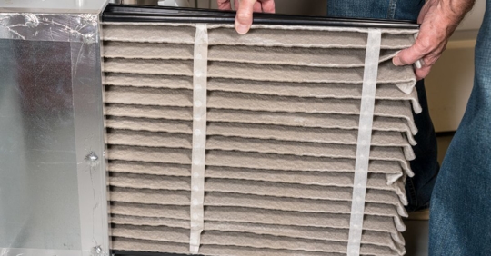 changing air filter